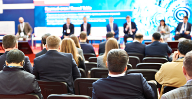 People at conference