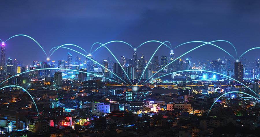 city lights