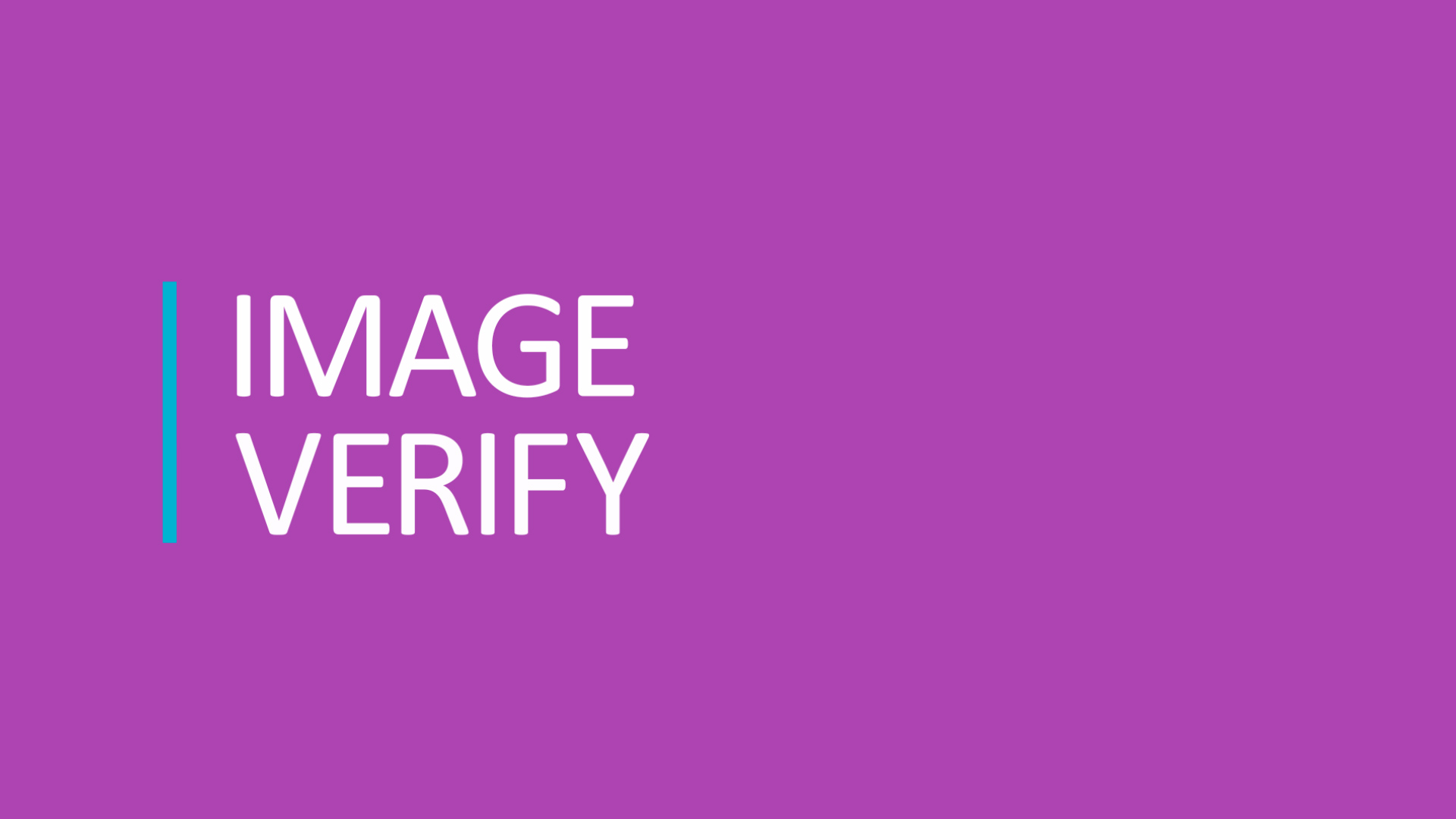 English Verify