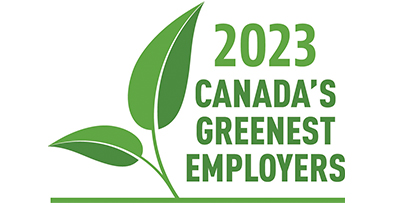 Greenest Employer logo english