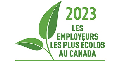 Greenest Employer logo French